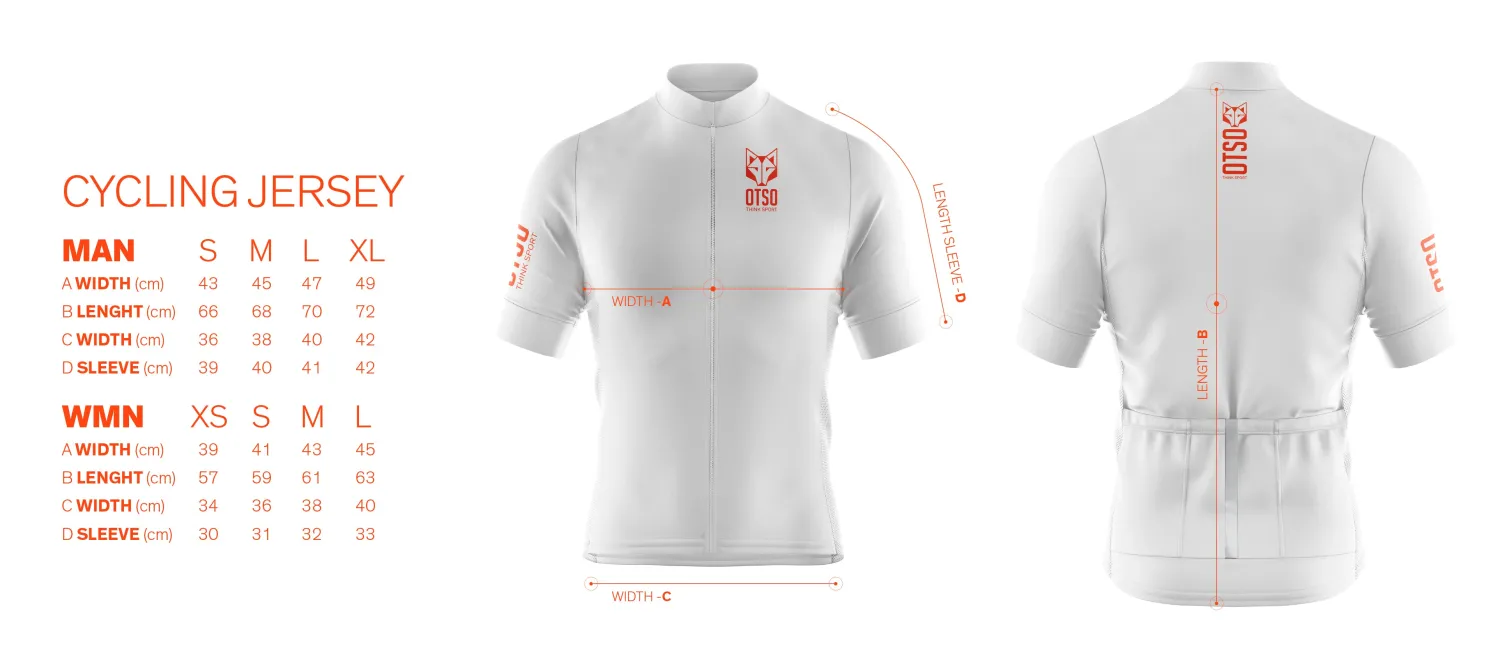 Best Sale OTSO Maillot de ciclismo manga corta hombre - Black