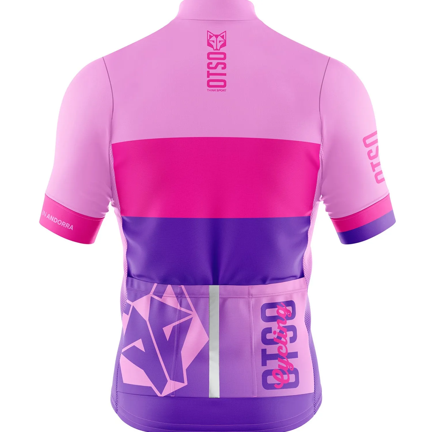 Clearance OTSO Maillot de ciclismo manga corta hombre - Zaria
