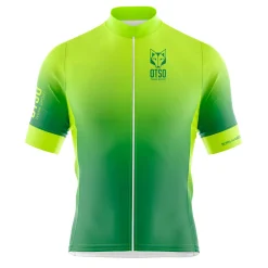 Best Sale OTSO Maillot de ciclismo manga corta hombre - Fluo Green (Outlet)