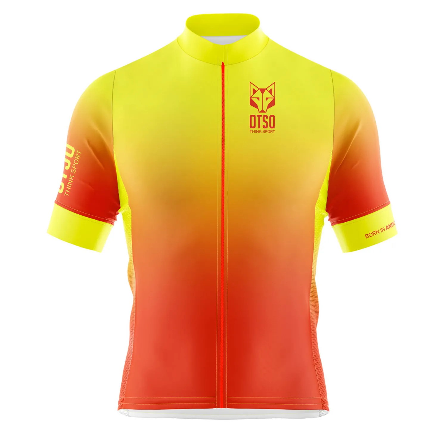 Best OTSO Maillot de ciclismo manga corta hombre - Fluo Orange (Outlet)