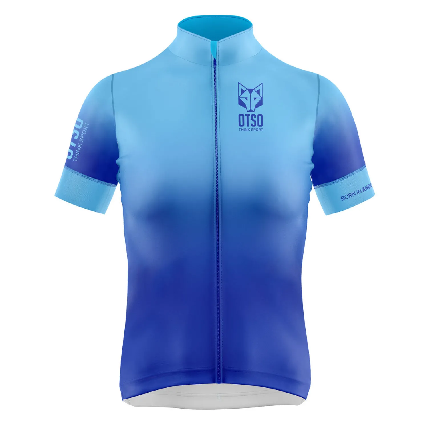 Discount OTSO Maillot de ciclismo manga corta mujer - Fluo Blue (Outlet)