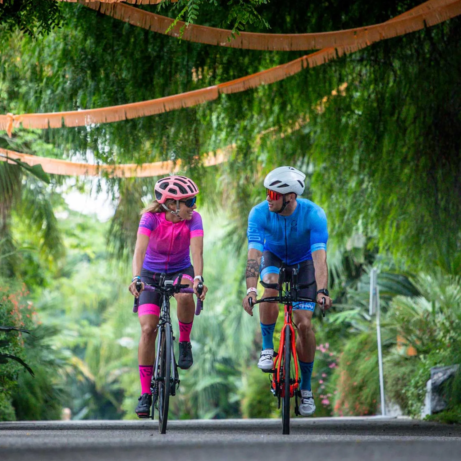 Discount OTSO Maillot de ciclismo manga corta mujer - Fluo Blue (Outlet)