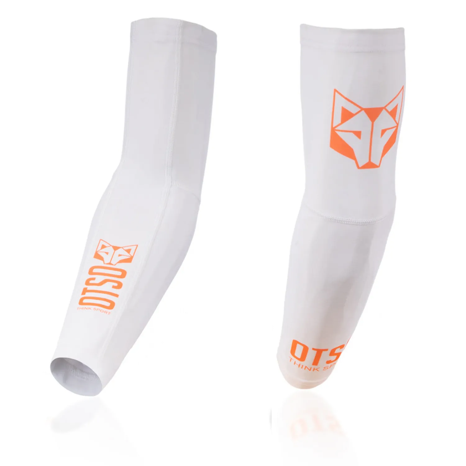 Hot OTSO Manguitos - White & Fluo Orange
