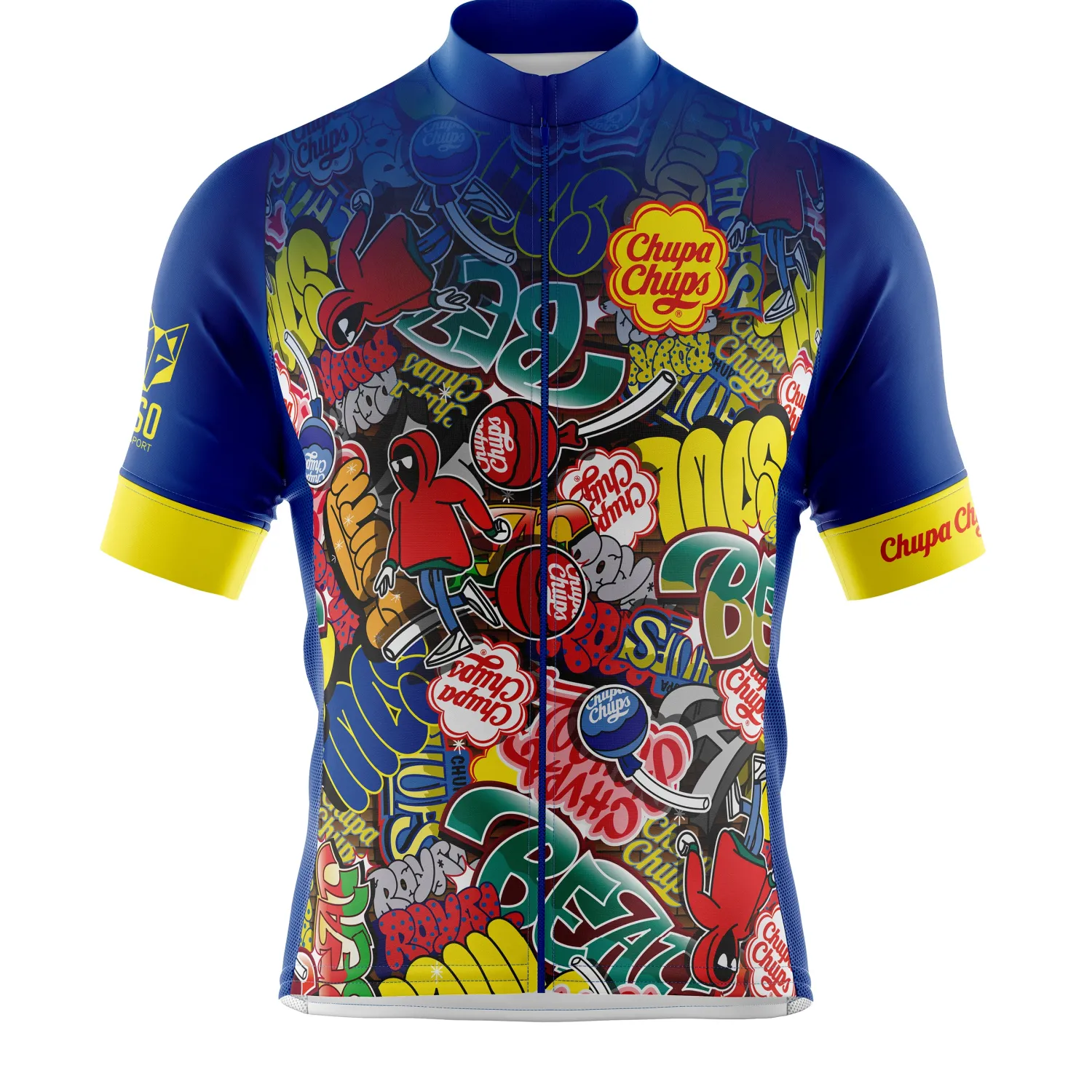 Outlet OTSO MEN'S SHORT SLEEVE CYCLING JERSEY CHUPA CHUPS GRAFFITI -