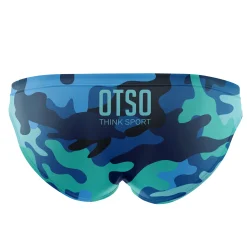Best OTSO Men's Swimsuit Blue Camo -