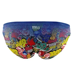 Cheap OTSO Men's Swimsuit Chupa Chups Graffiti -