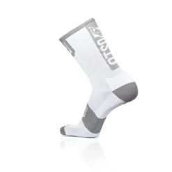 Shop OTSO Calcetines de Ciclismo Altos - Blanco y Gris