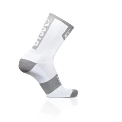Shop OTSO Calcetines de Ciclismo Altos - Blanco y Gris
