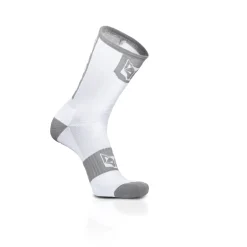Shop OTSO Calcetines de Ciclismo Altos - Blanco y Gris