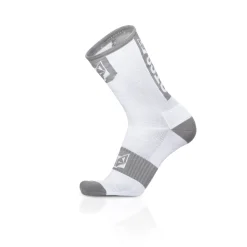 Shop OTSO Calcetines de Ciclismo Altos - Blanco y Gris