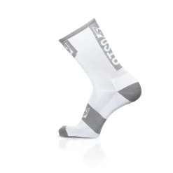 Shop OTSO Calcetines de Ciclismo Altos - Blanco y Gris