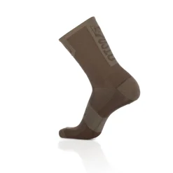 Cheap OTSO Calcetines de Ciclismo Altos - Marrón Café