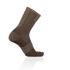 Cheap OTSO Calcetines de Ciclismo Altos - Marrón Café