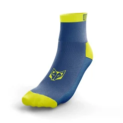 Flash Sale OTSO Calcetines Running Bajos - Azul y Amarillo