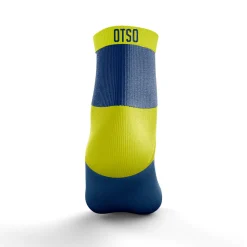 Flash Sale OTSO Calcetines Running Bajos - Azul y Amarillo