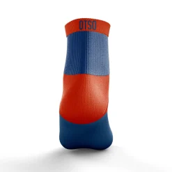 Outlet OTSO Calcetines Running Bajos - Azul y Naranja