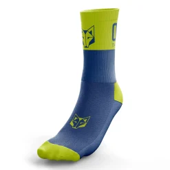 Cheap OTSO Calcetines Running Medio Altos - Azul y Amarillo