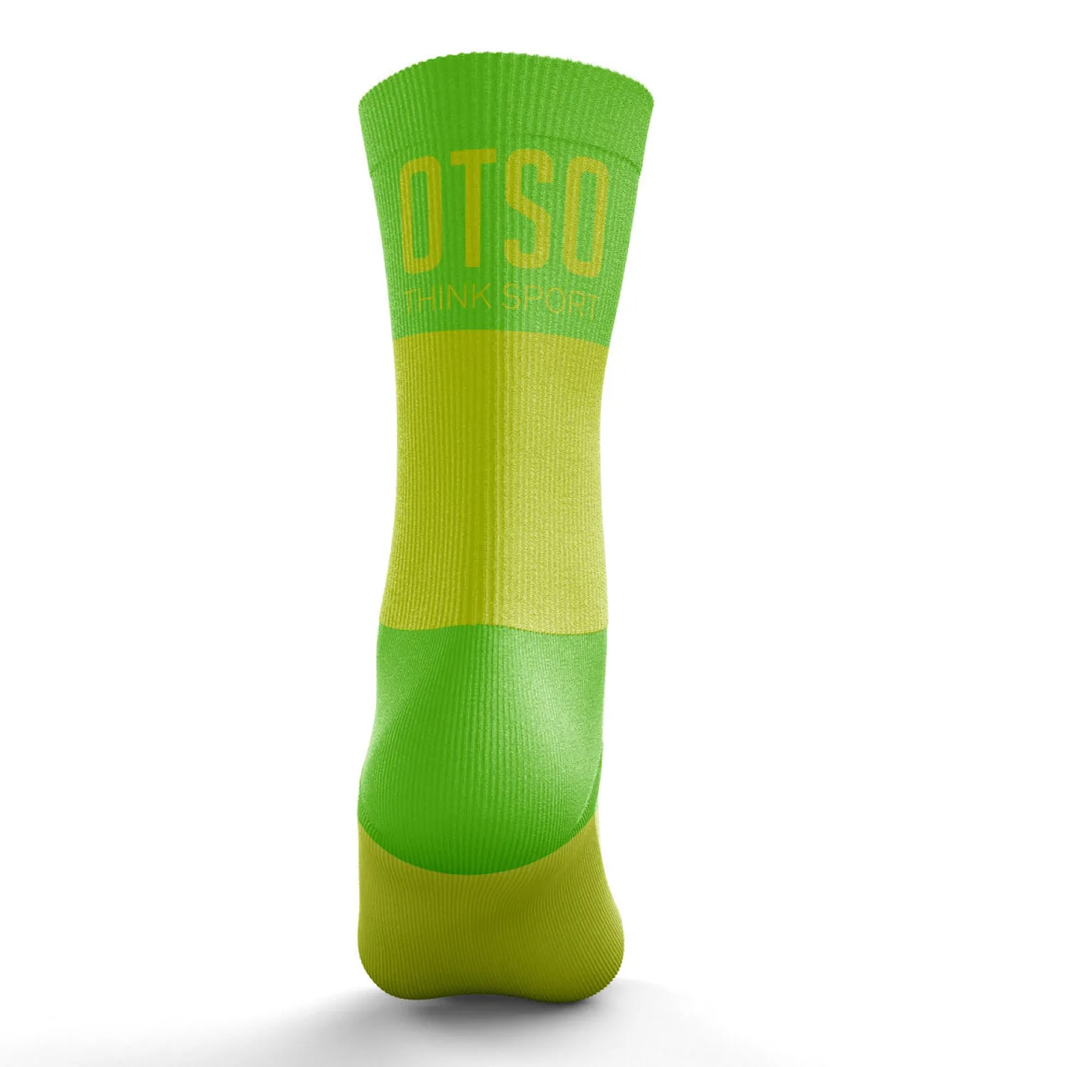 Store OTSO Calcetines Running Medio Altos - Amarillo y Verde