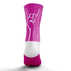 Discount OTSO Calcetines Running Medio Altos by Pau Capell - Rosa