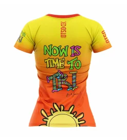 Clearance OTSO Camiseta Técnica Running Hombre Manga Corta - Auroras Boreales
