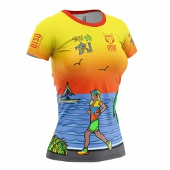 Sale OTSO Camiseta Técnica Running Hombre Manga Corta - Auroras Boreales