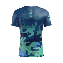 Cheap OTSO Camiseta Técnica Running Hombre Manga Corta - Blue Camo