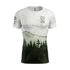Discount OTSO Camiseta Técnica Running Hombre Manga Corta - Green Forest