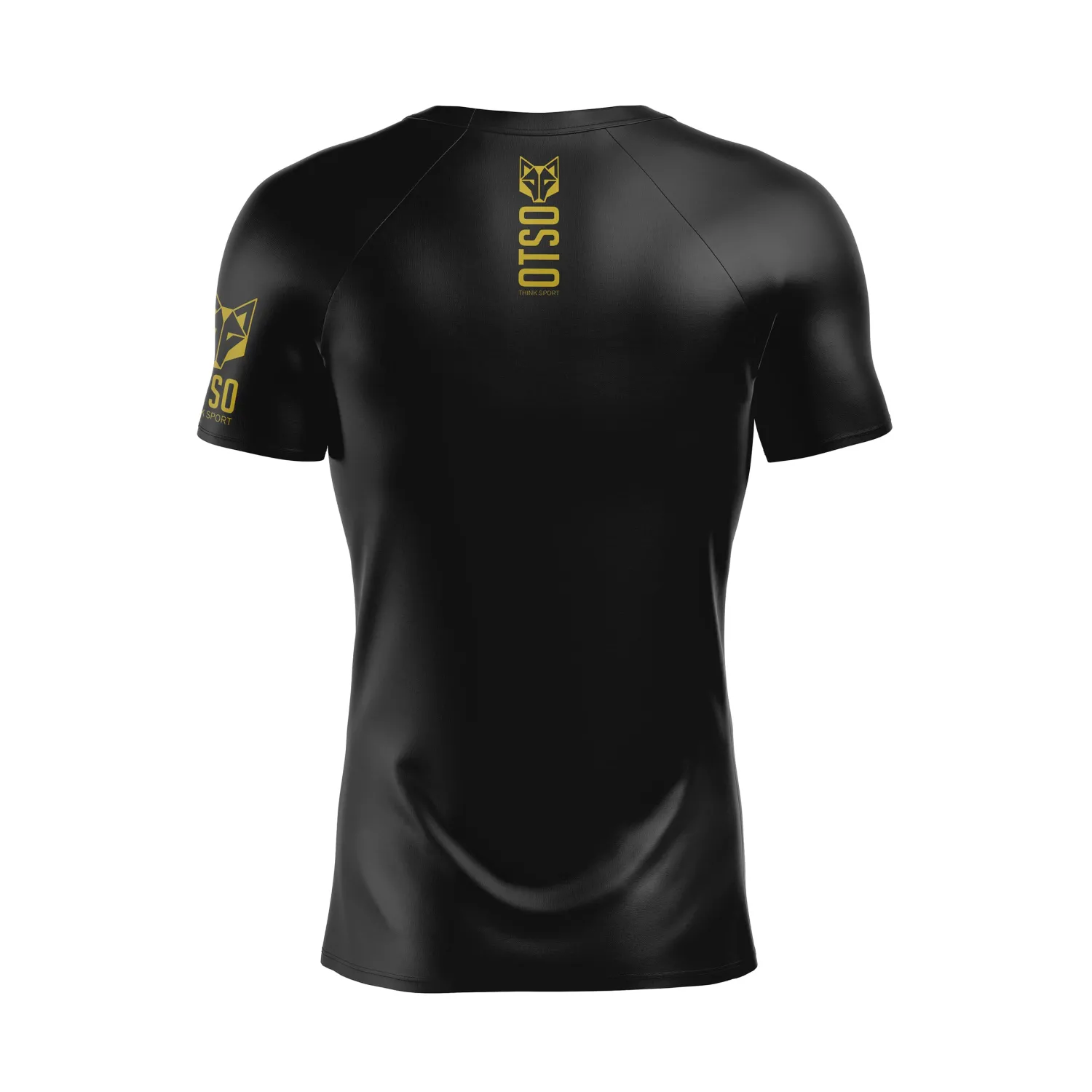 New OTSO Camiseta Técnica Running Hombre Manga Corta - Leopard