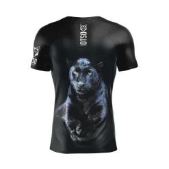 Fashion OTSO Camiseta Técnica Running Hombre Manga Corta - Panther