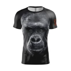 Clearance OTSO Camiseta Técnica Running Hombre Manga Corta - Gorilla