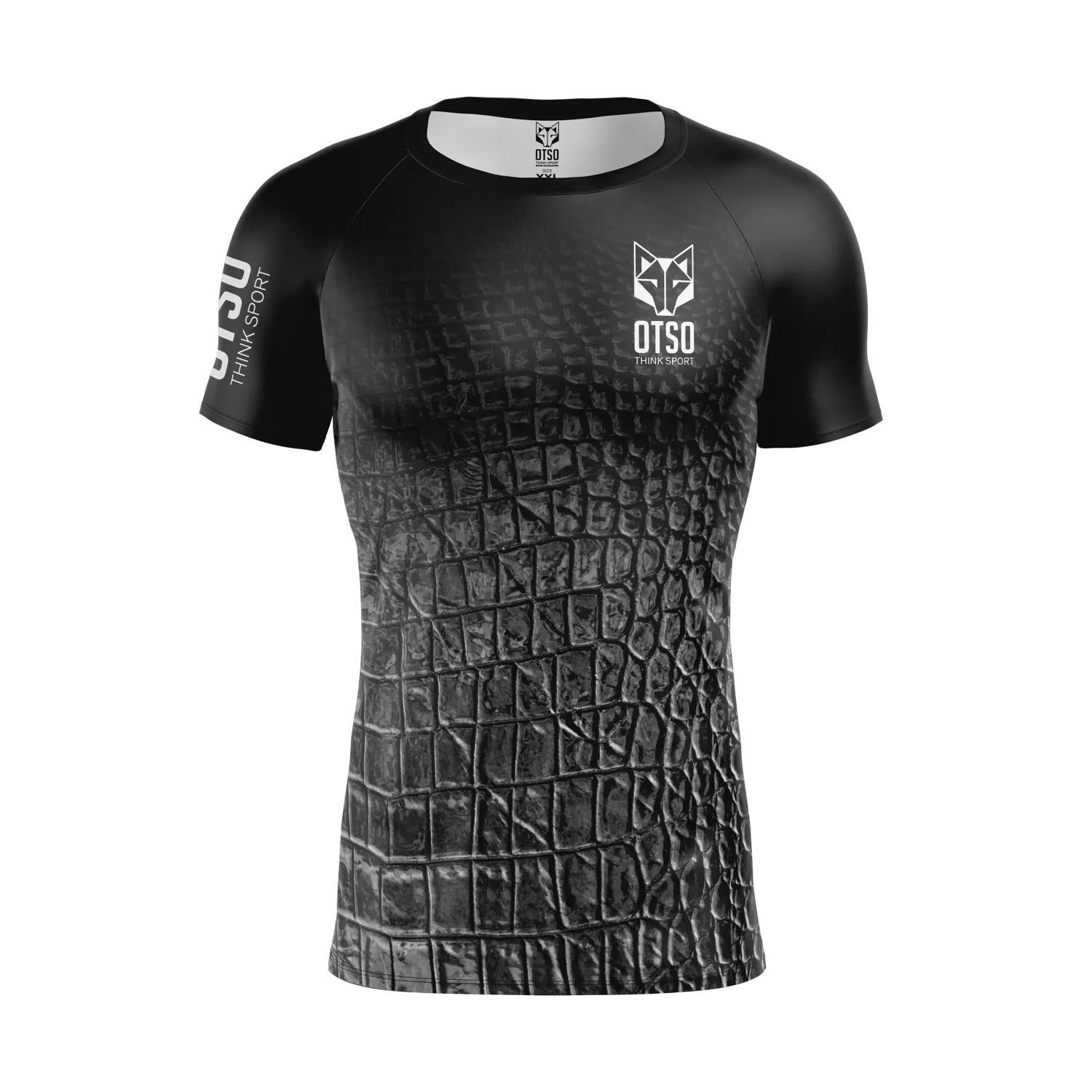 Store OTSO Camiseta Técnica Running Hombre Manga Corta - Black Snake