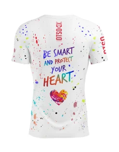 Best OTSO Camiseta Técnica Running Hombre Manga Corta - Be Smart and Protect your Heart