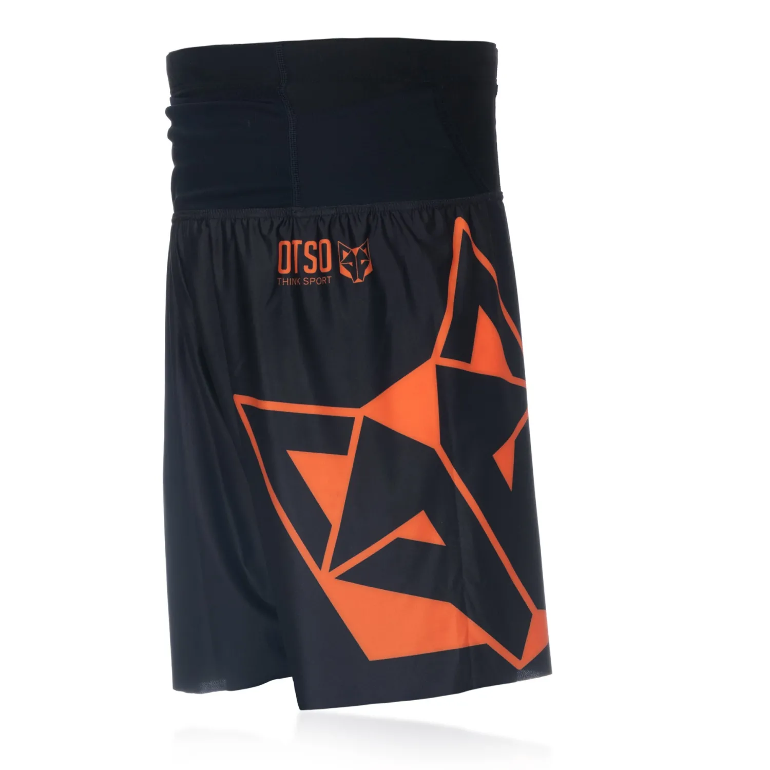 Cheap OTSO Pantalón corto - Black & Orange