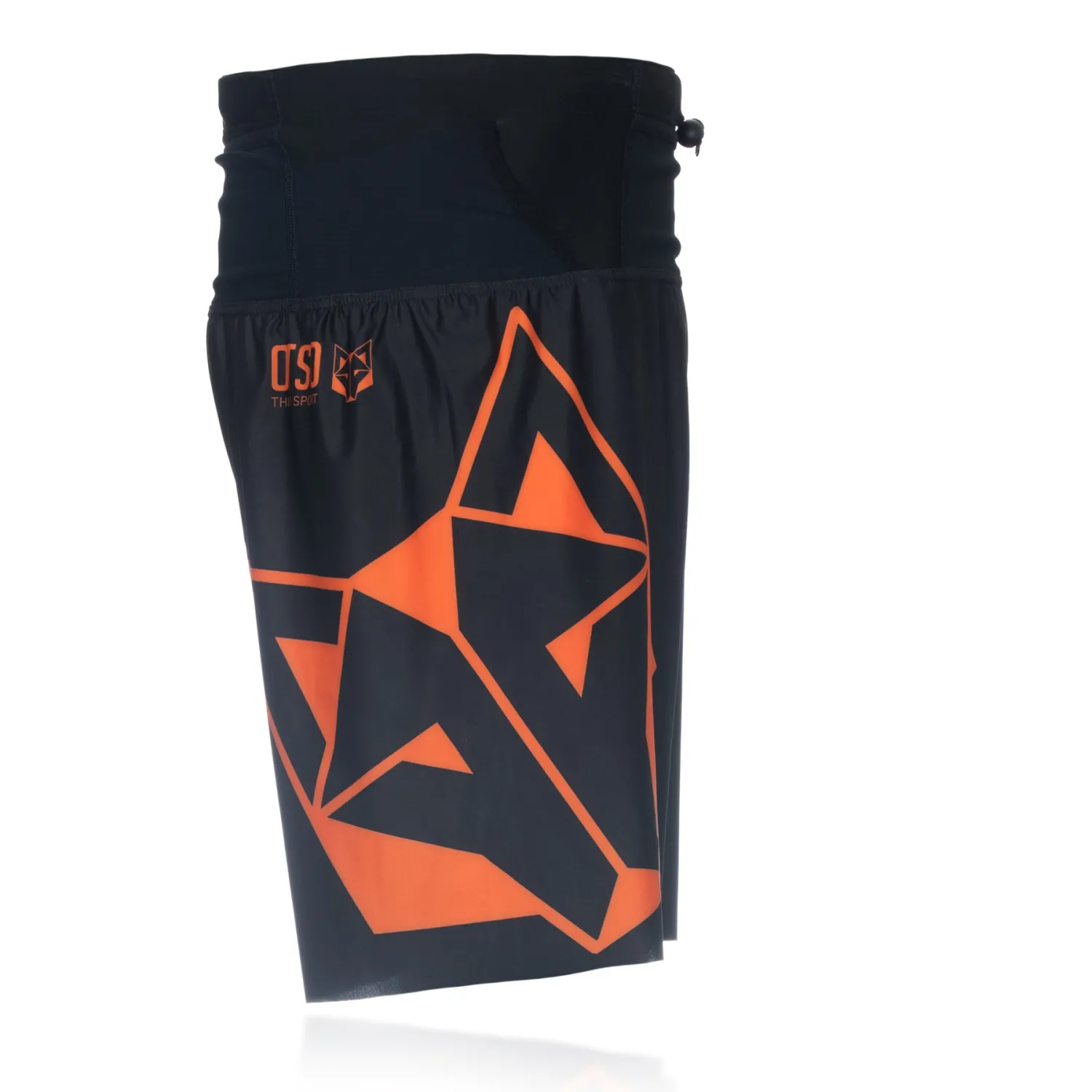Cheap OTSO Pantalón corto - Black & Orange