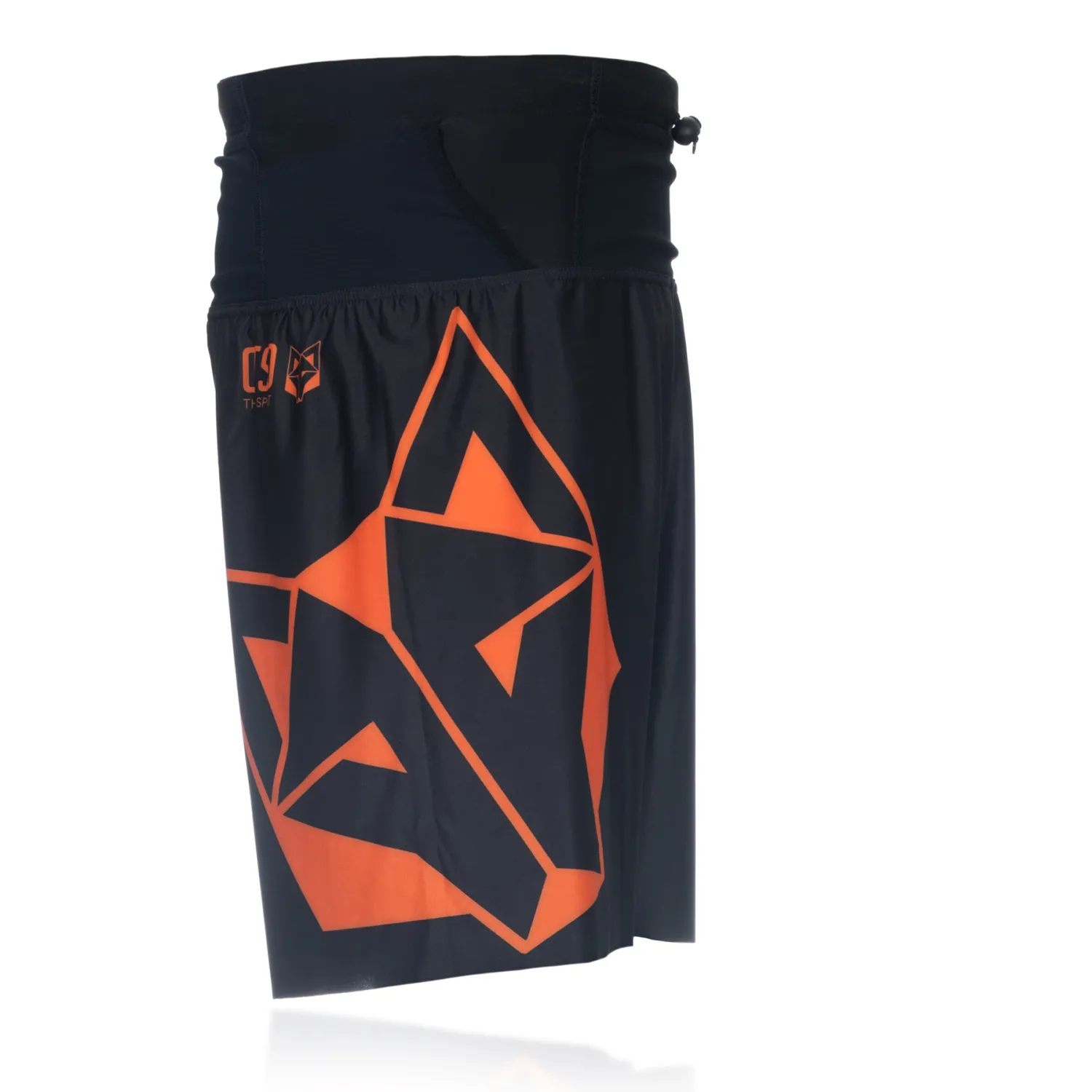 Cheap OTSO Pantalón corto - Black & Orange