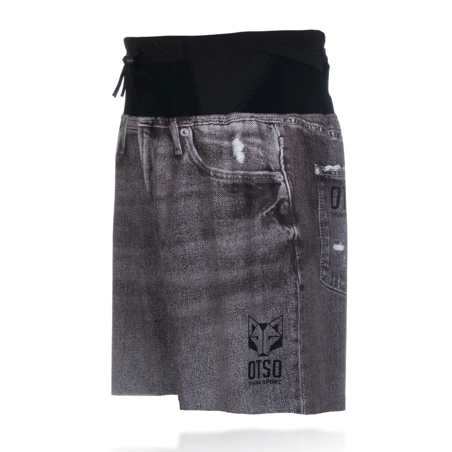 Best Sale OTSO Pantalón corto - Black Jeans