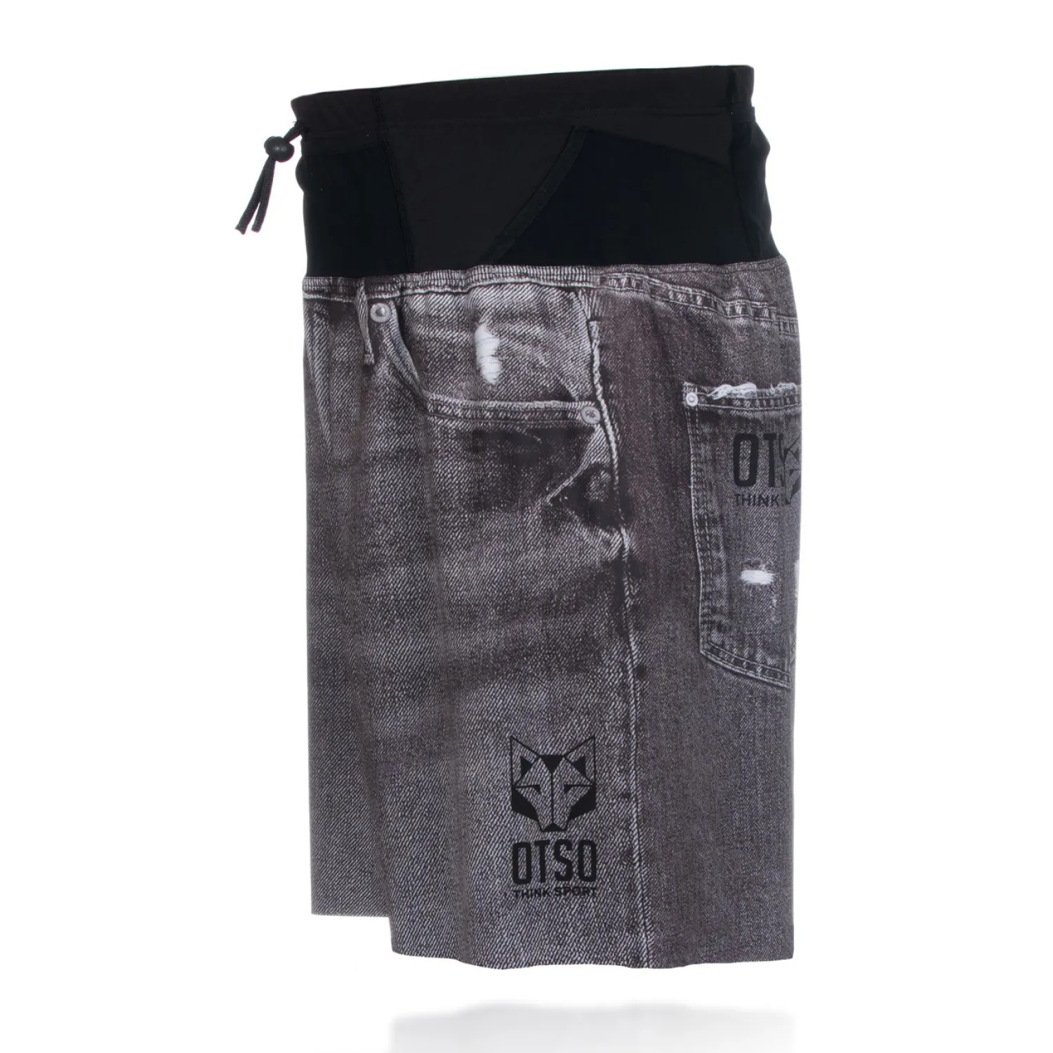 Best Sale OTSO Pantalón corto - Black Jeans