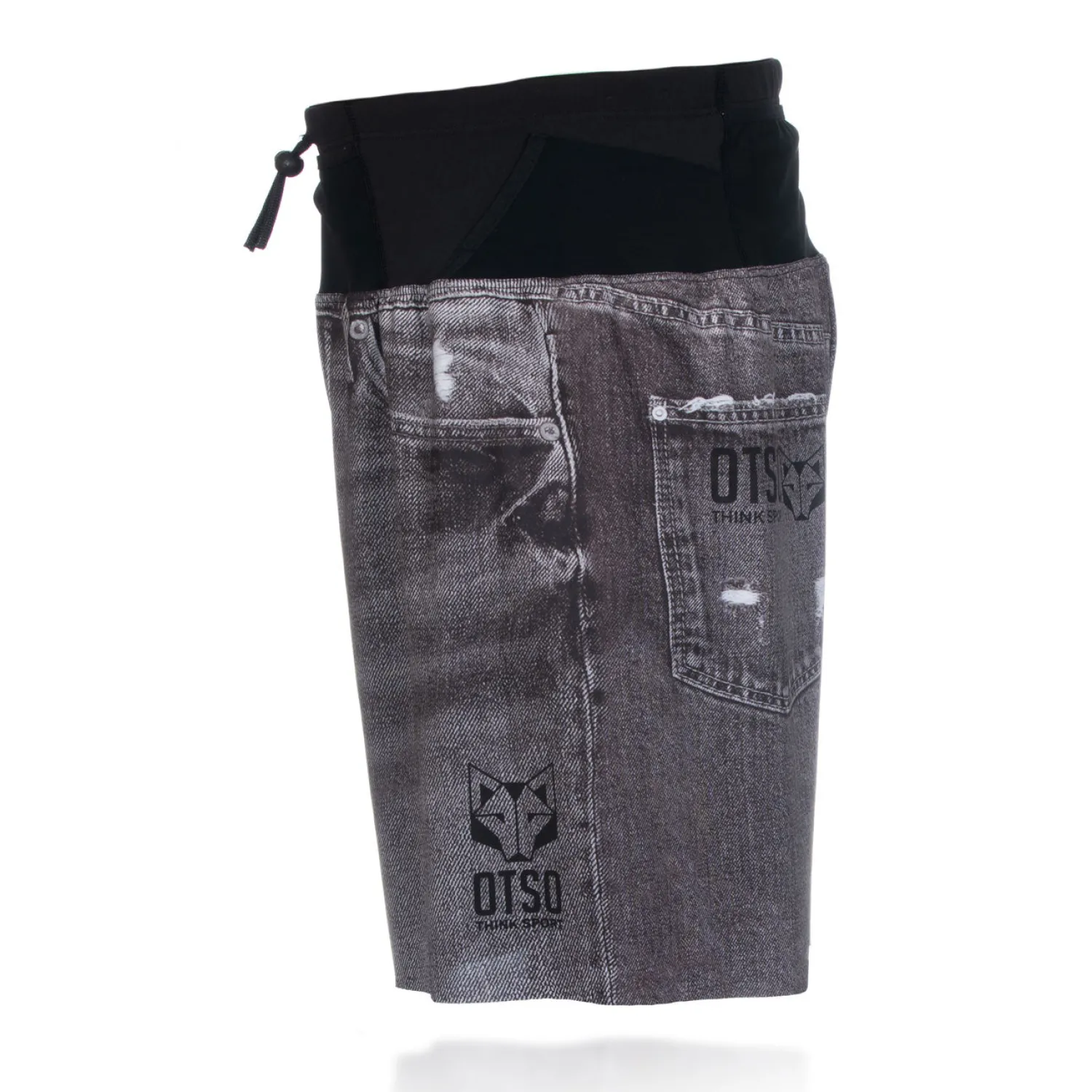Best Sale OTSO Pantalón corto - Black Jeans