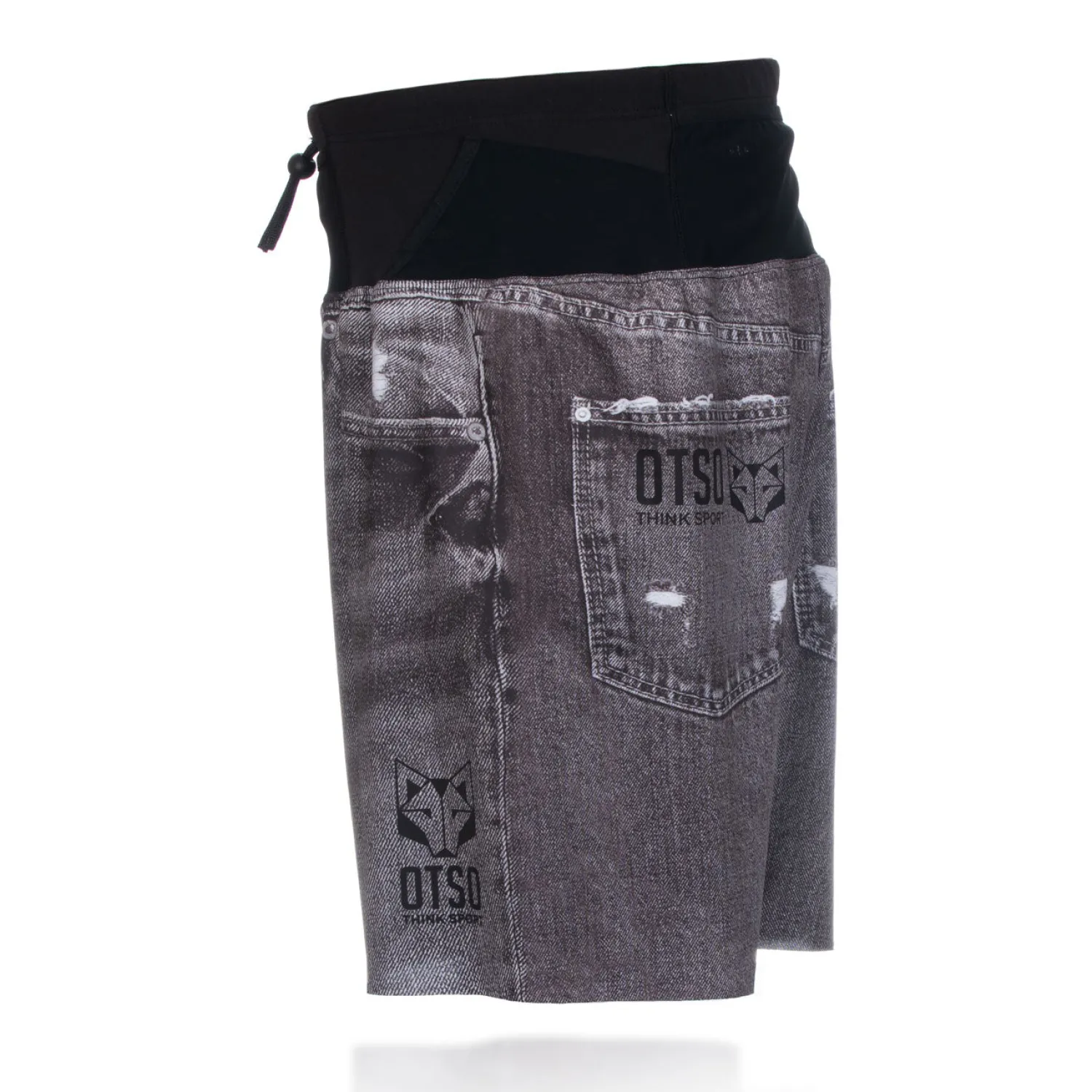 Best Sale OTSO Pantalón corto - Black Jeans
