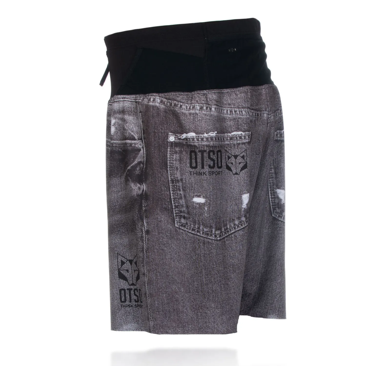 Best Sale OTSO Pantalón corto - Black Jeans