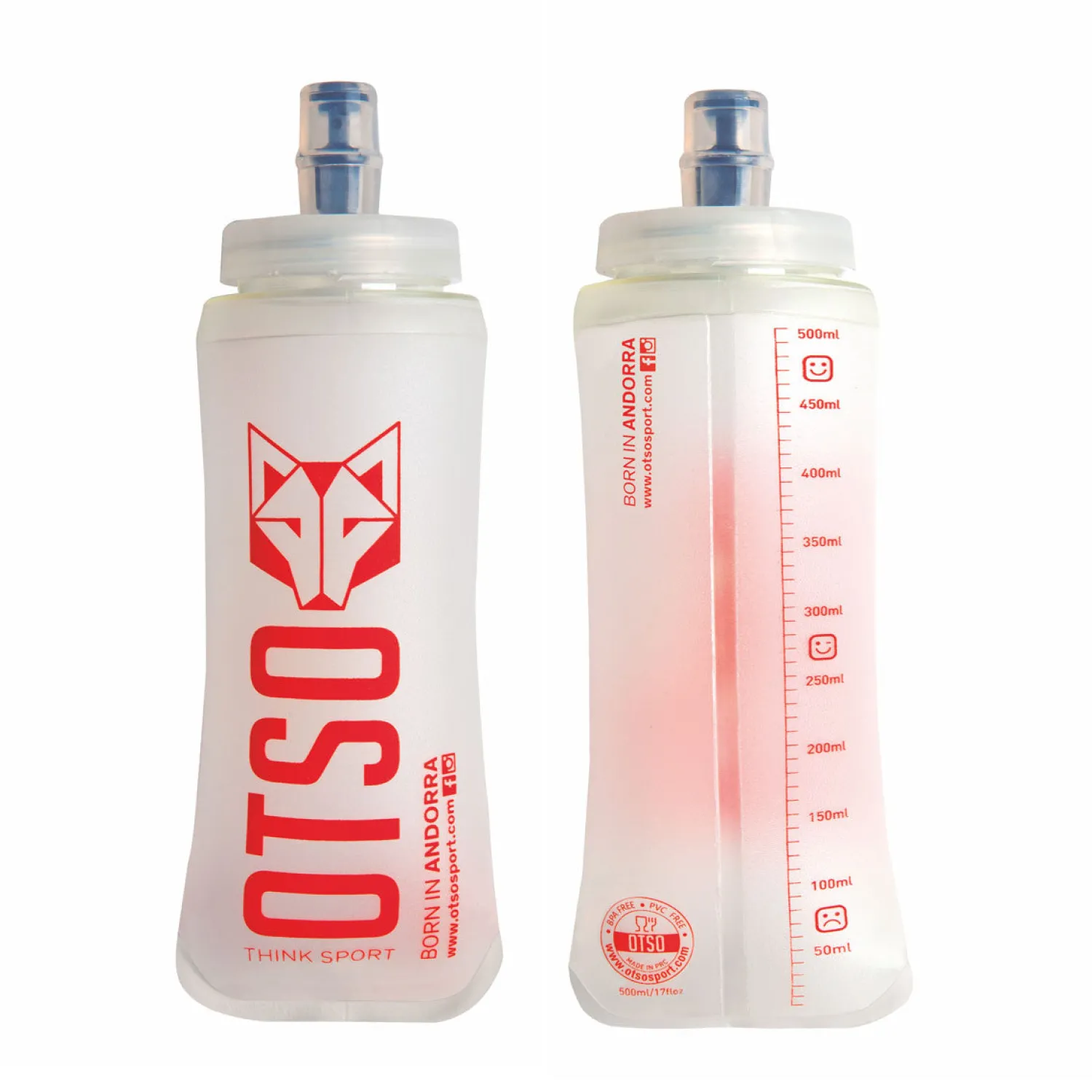 New OTSO Soft Flask 500ml Big Cap -