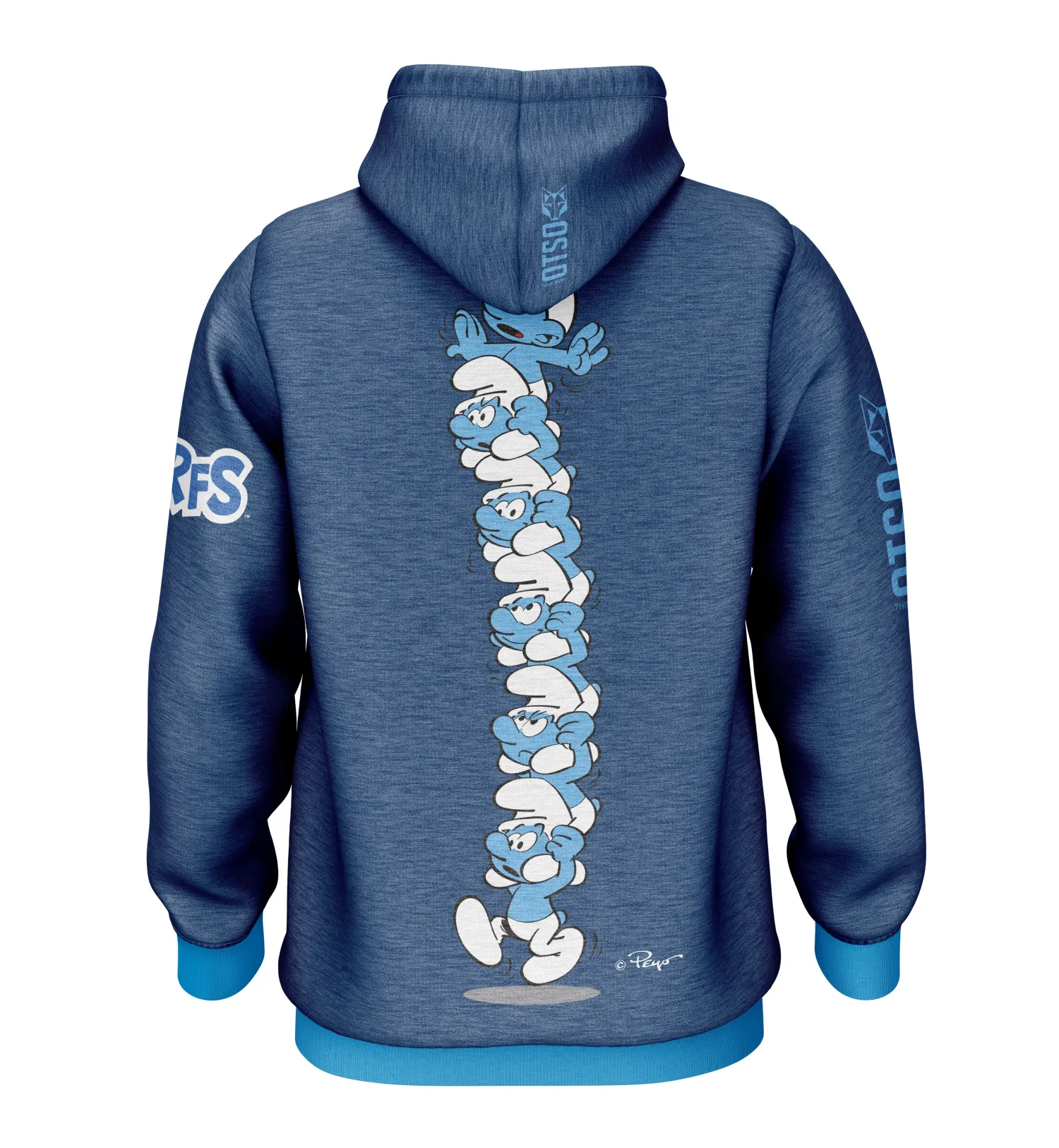 Online OTSO Sudadera - Smurf Tower