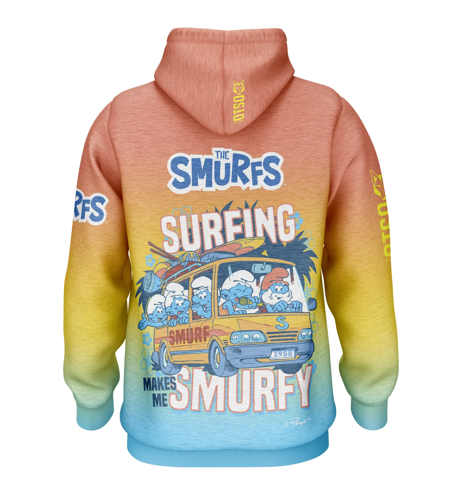 Hot OTSO Sudadera - Smurfs Smurfing Men