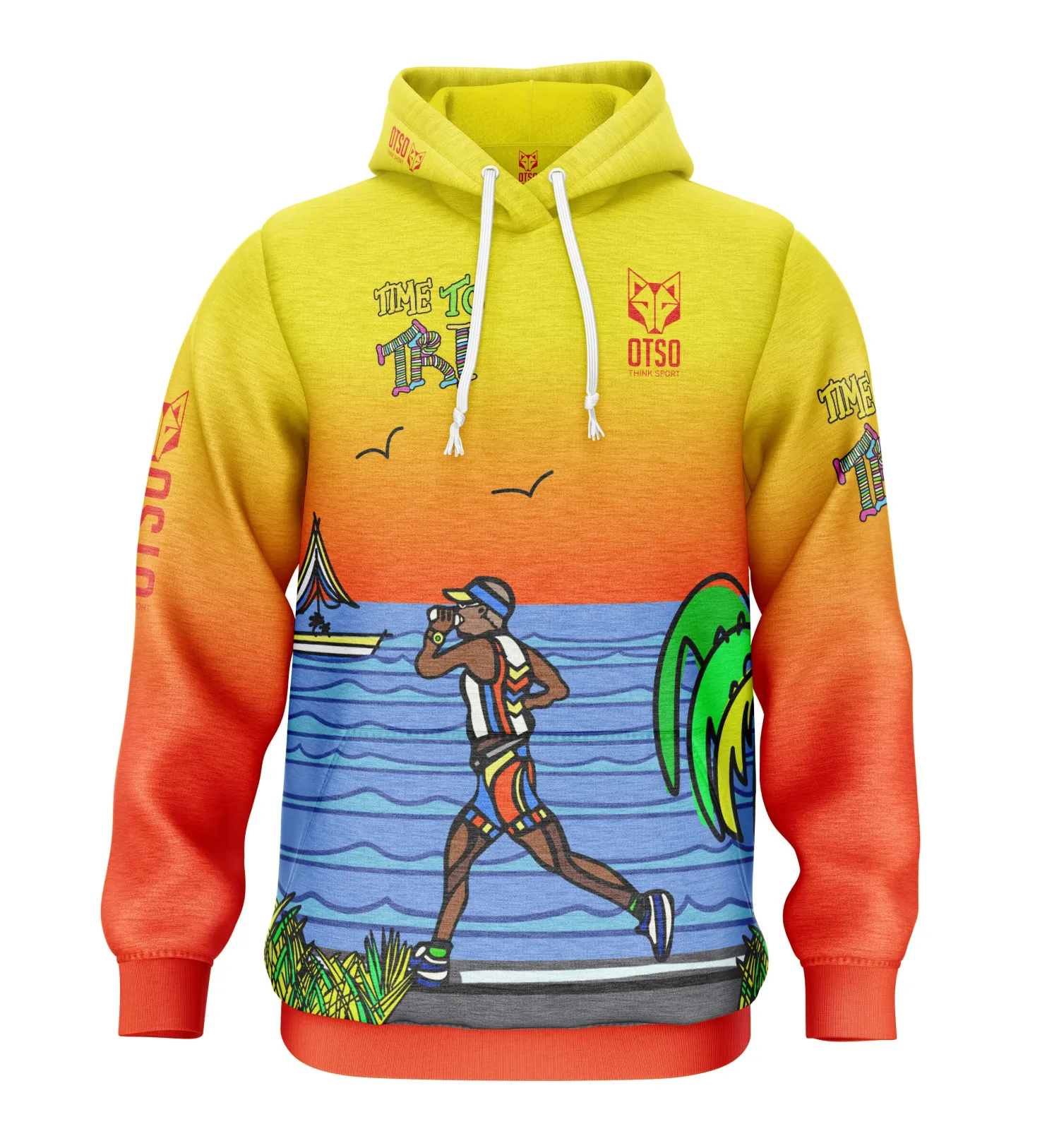 Best OTSO Sudadera - Time to tri Man Run