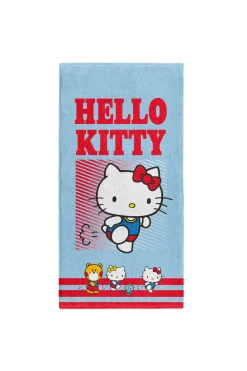 Hot OTSO Toalla de microfibra - Hello Kitty Stripes