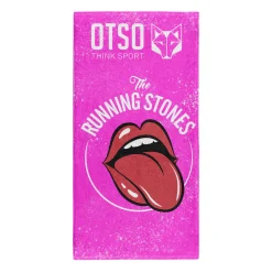 Online OTSO Toalla de microfibra - Running Stones Pink