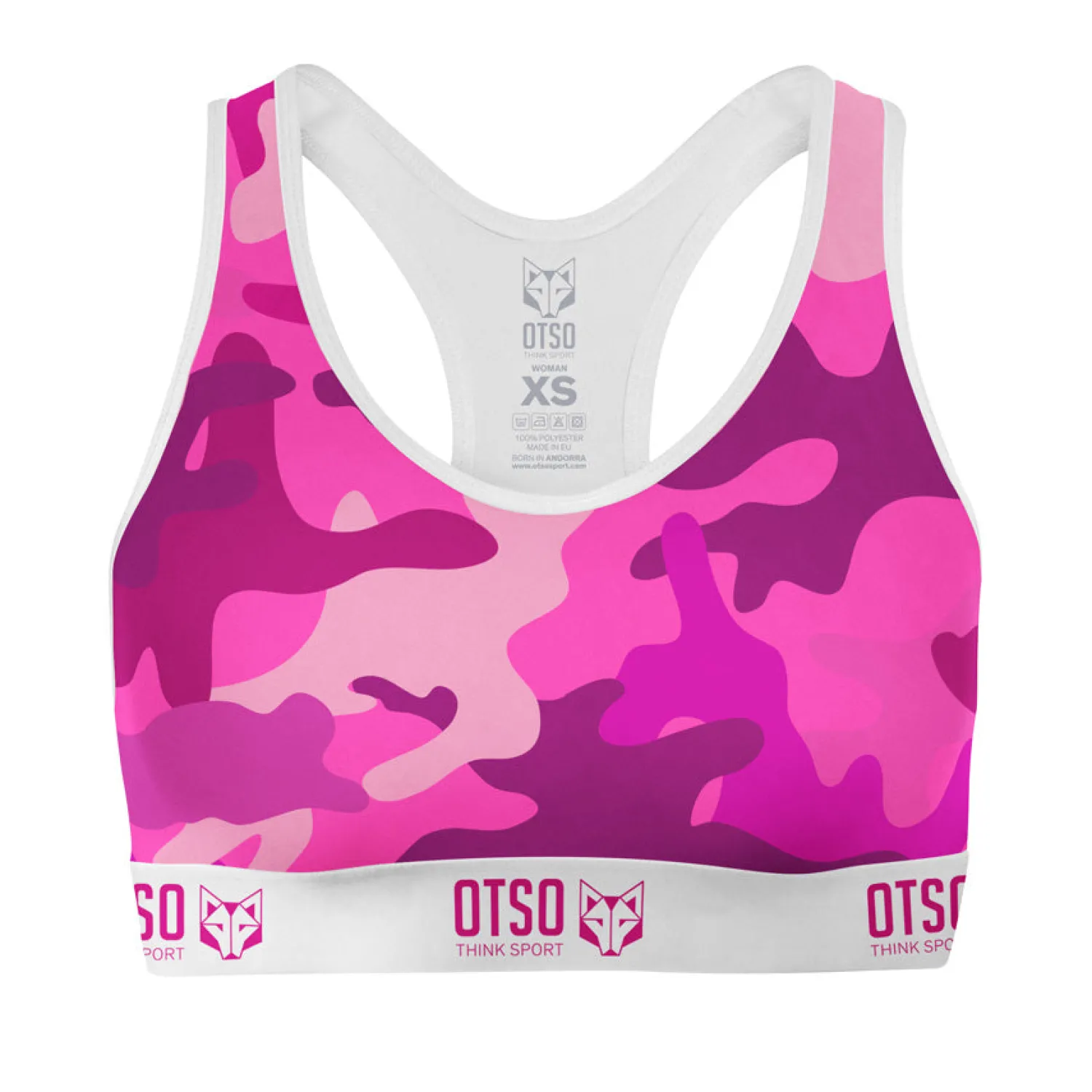Best OTSO Top deportivo - Camo Pink