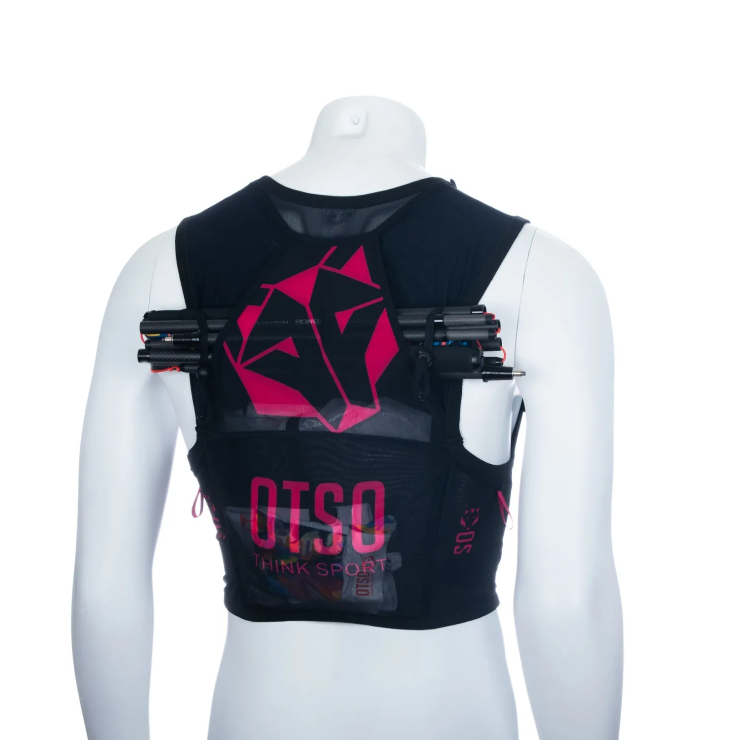 Online OTSO Trail running backpack - Black & Pink