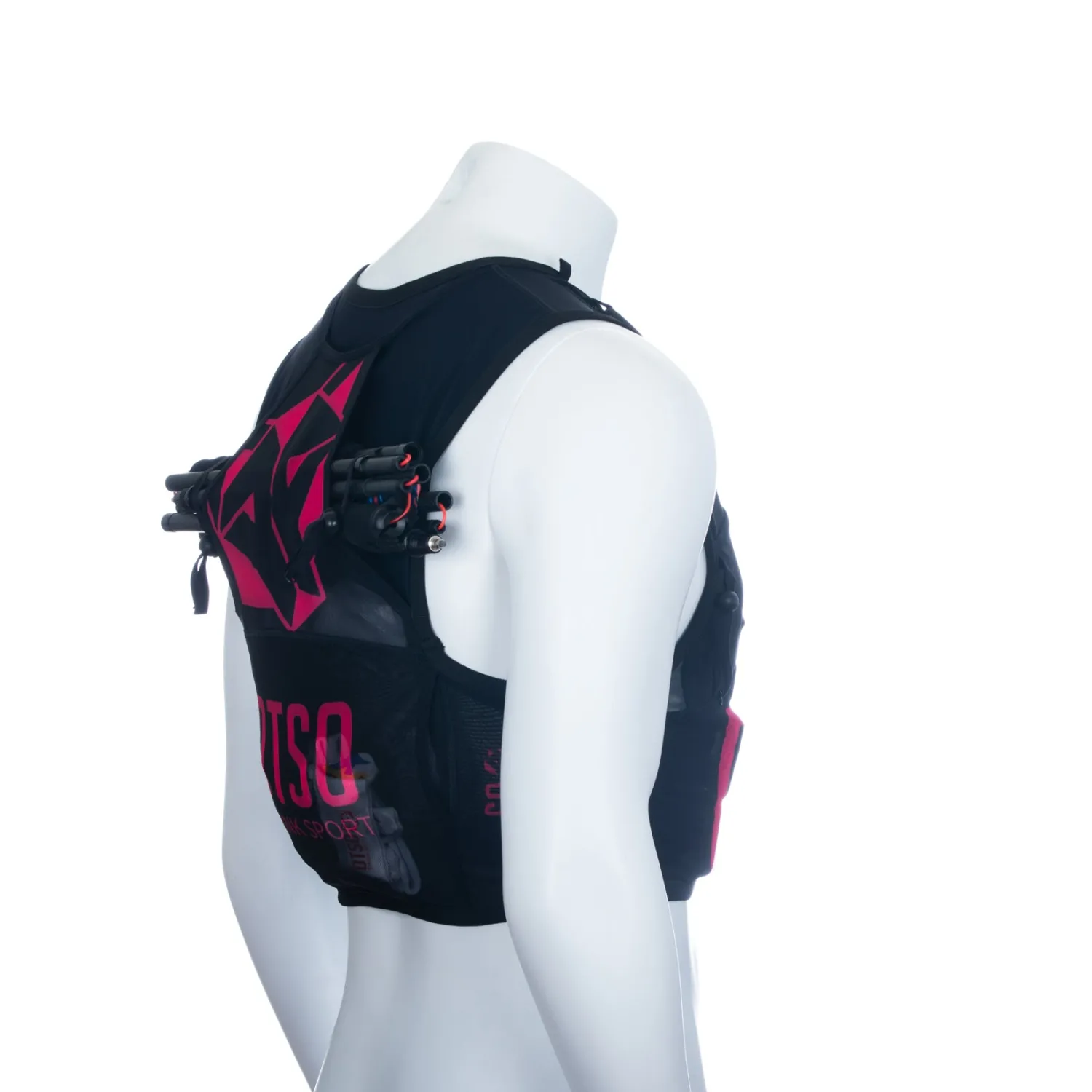 Online OTSO Trail running backpack - Black & Pink
