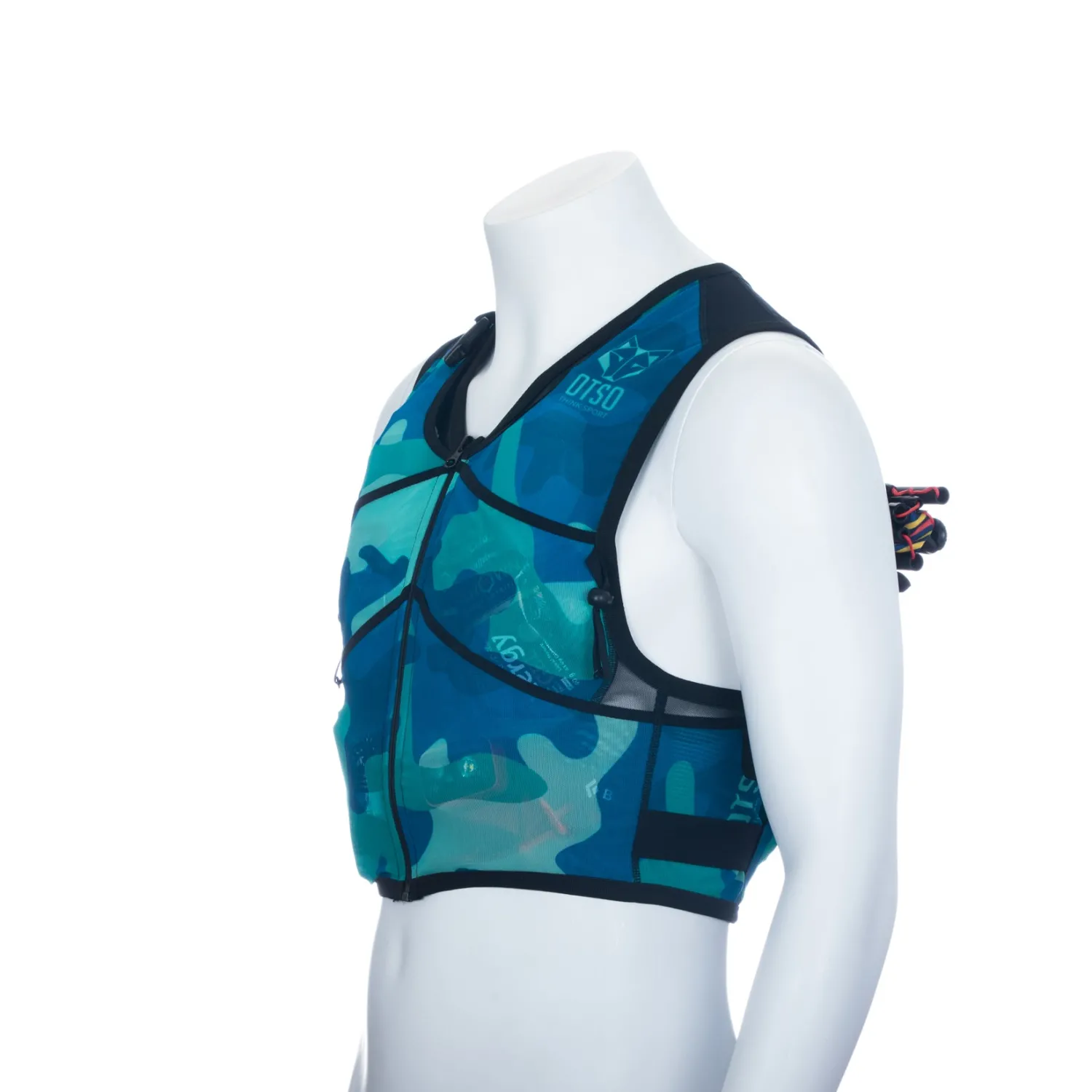 Store OTSO Trail running backpack - Camo Blue